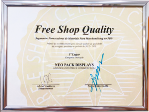 free shop premio neo pack display